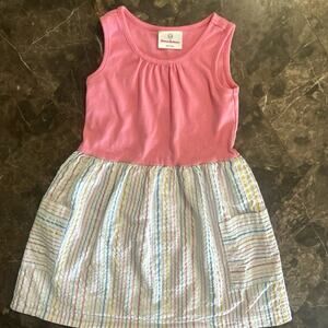 Hanna Andersson Spring Summer Sleeveless Dress Size 4T 5T 110